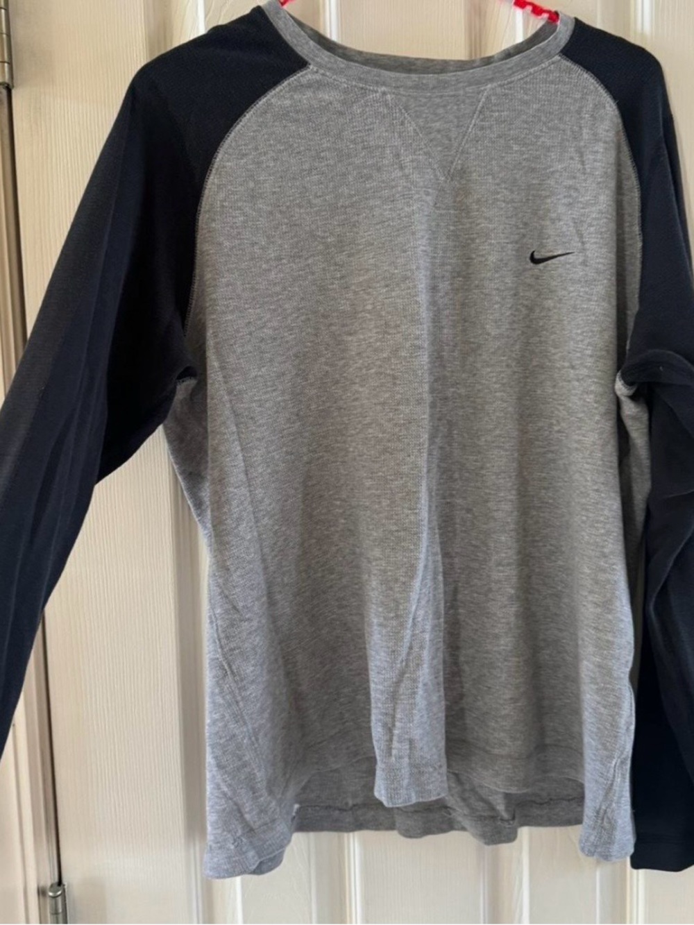 Nike Light Gray Crewneck Sweatshirt with White Logo